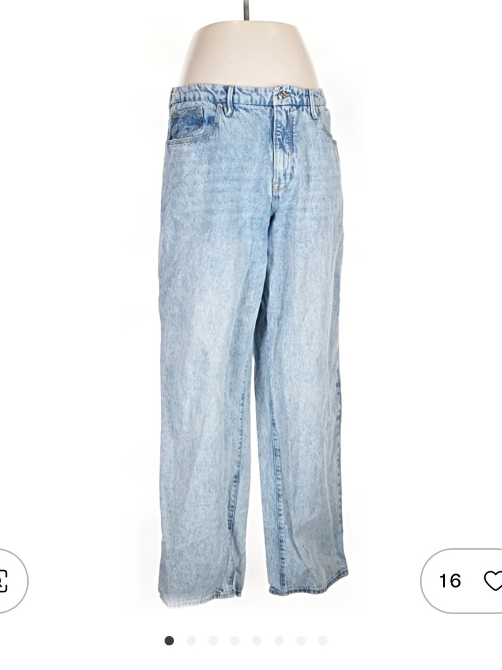 Good American baggy jeans
